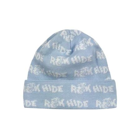 Raw Hide Mesh OG Logo Beanie (Baby Blue)